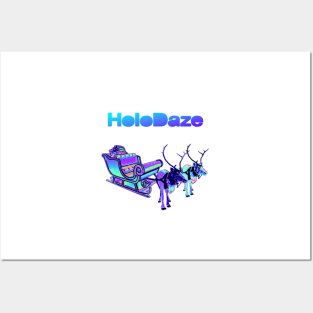 HoloDaze Reindeer Posters and Art